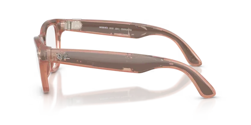 Ray- Ban Meta Gen 2 | RW4014 Skyler | Shiny Peach Transition Brown