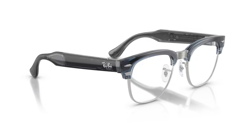 Ray-Ban Audio Meta Gen 3 | RW7004 Clubmaster | Transparent Sky Blue Transitions Gen S Sapphire