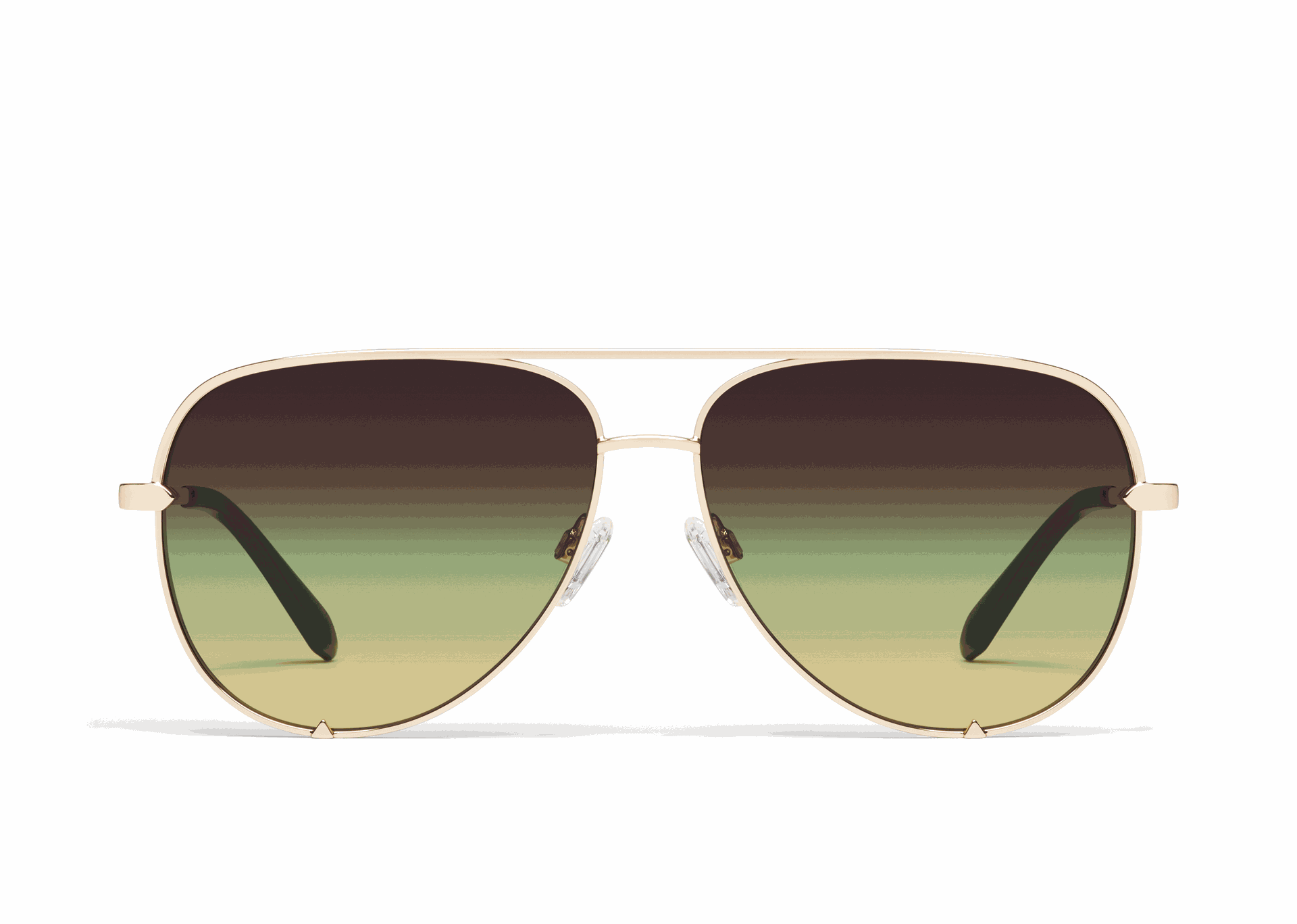 Quay | High Key XL | Gold Pistachio Glow