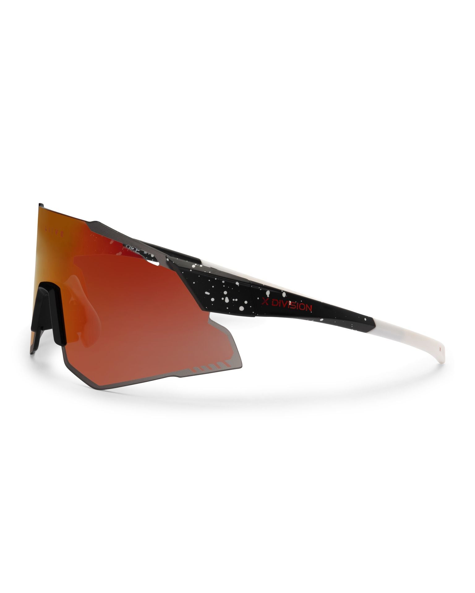 Liive | Pace X | Matte Black/Red Mirror