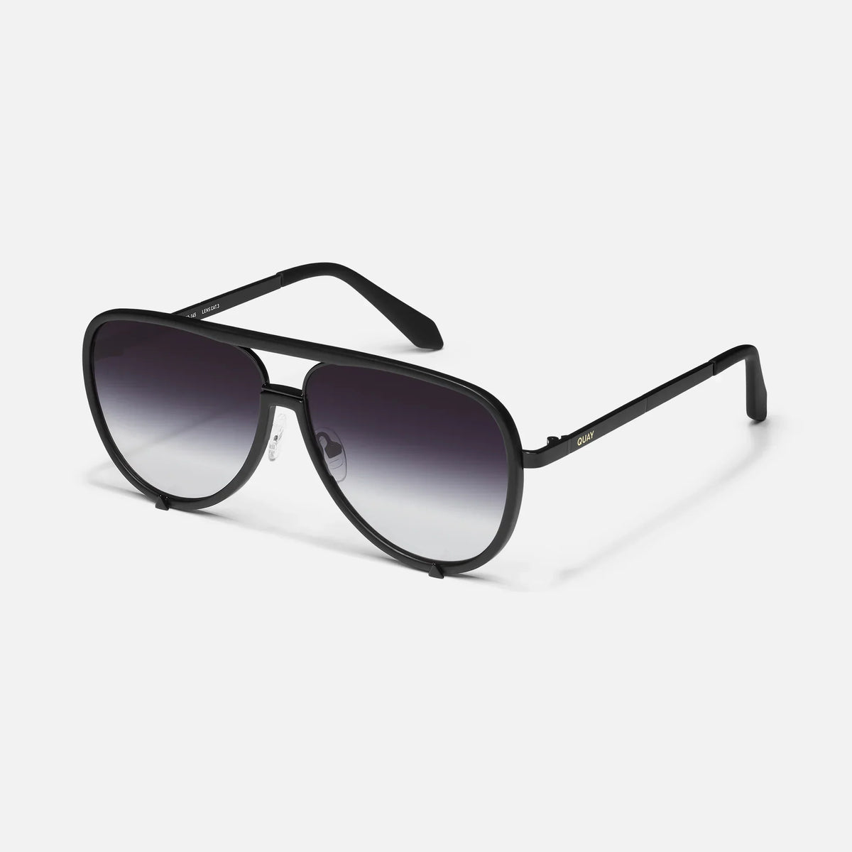 Quay | High Profile |Matte Black Black Fade