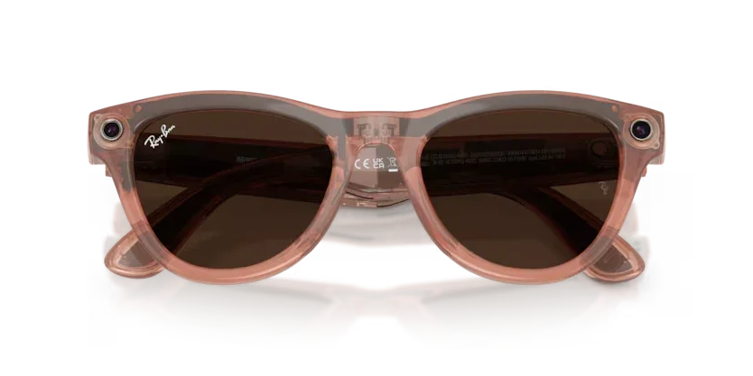 Ray- Ban Meta Gen 2 | RW4014 Skyler | Shiny Peach Transition Brown