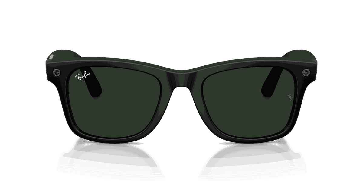 Ray-Ban Meta Gen 3 | RW4011 Wayfarer L | Matte Black Transitions Gen S Graphite Green
