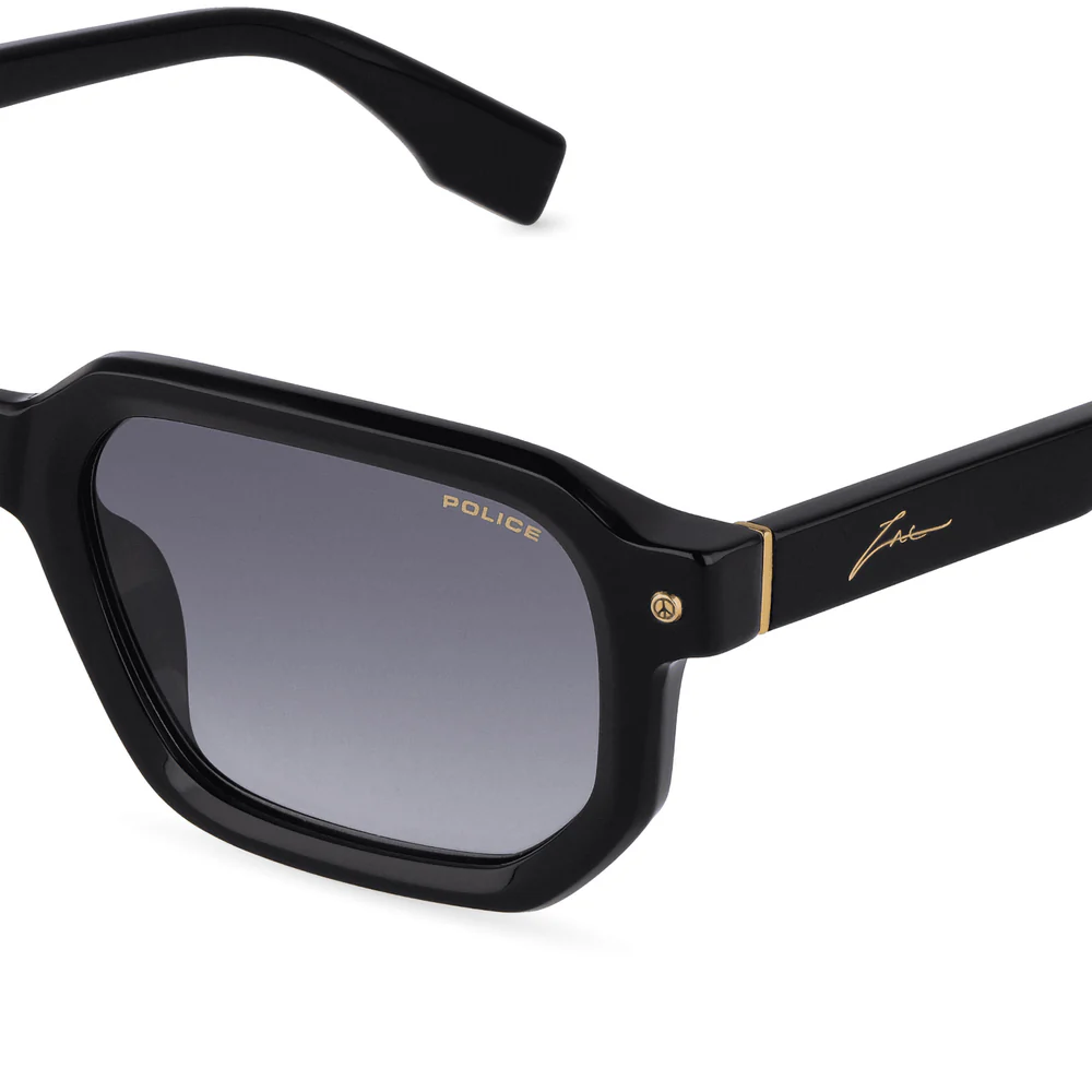Police | SPLU82 | Zac Efron Signature Shiny Black Smoke Gradient