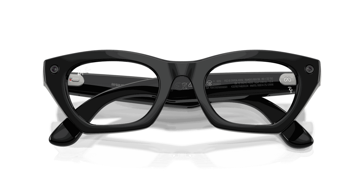 Ray-Ban Meta Gen 3 | RW4015 Zena | Shiny Black Clear BLF&AR