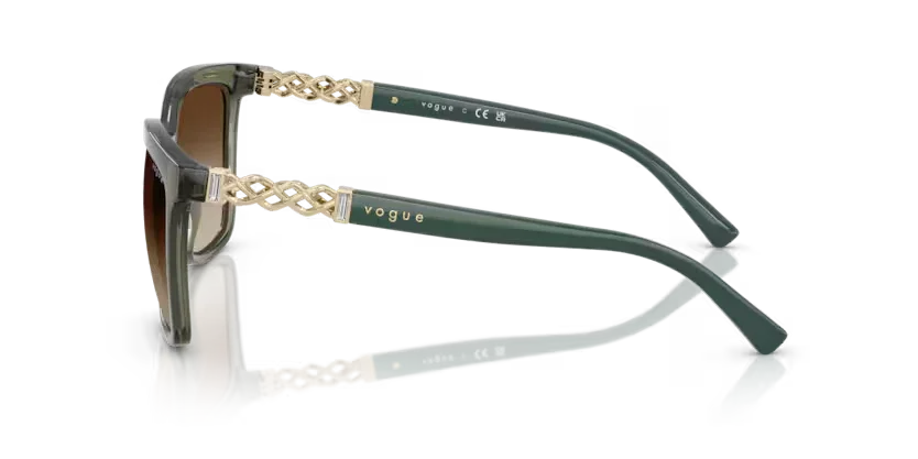 Vogue Eyewear | VO5633SB | Transparent Mallard Green Gradient Brown