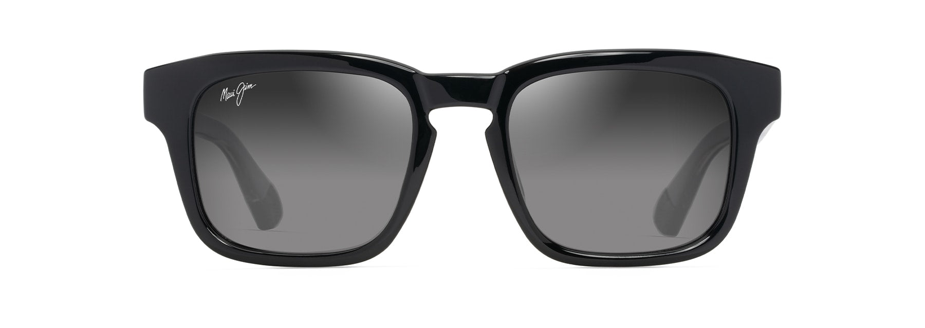 Maui Jim | Maluhia | Shiny Black With Transparent Light Grey | HCL Bronze