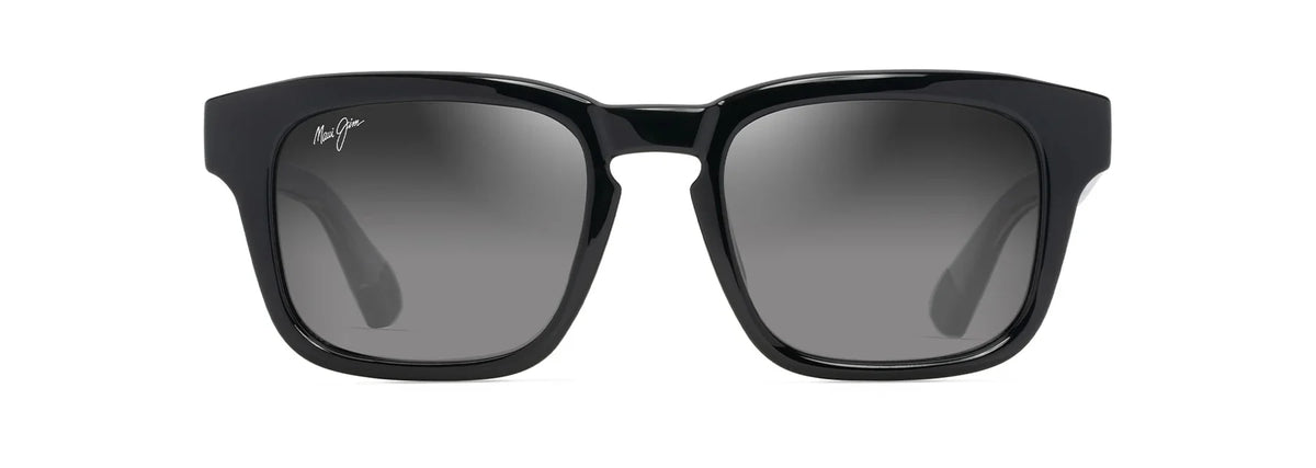Maui Jim | Maluhia | Shiny Black With Transparent Light Grey | HCL Bronze