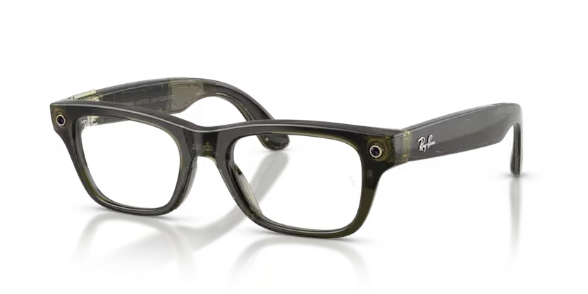Ray-Ban Meta Gen 2 | RW7001 Blayzer Optics M | Transparent Dark Olive