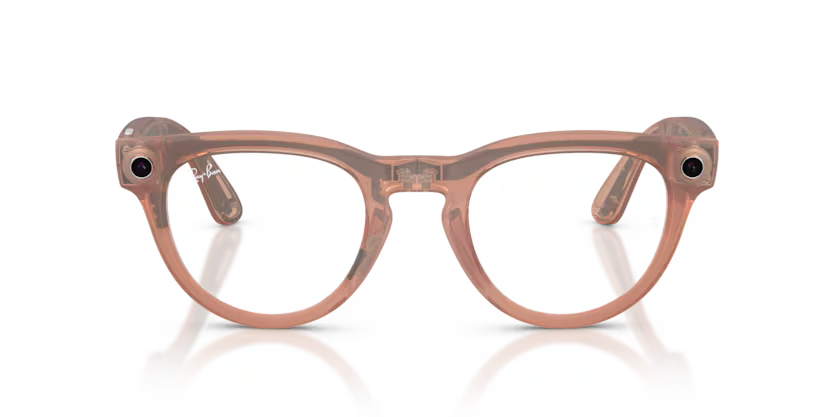 Ray-Ban Meta Gen 2 | RW4013 Headliner | Matte peach Transition Grey