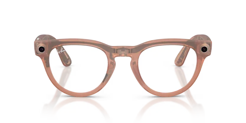 Ray-Ban Meta Gen 2 | RW4013 Headliner | Matte peach Transition Grey