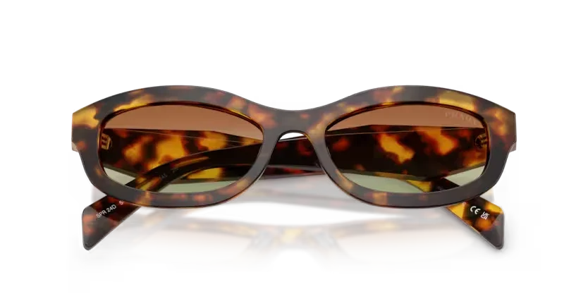 Prada | PRD24S | 14L70T | Honey Tortoise Green Brown