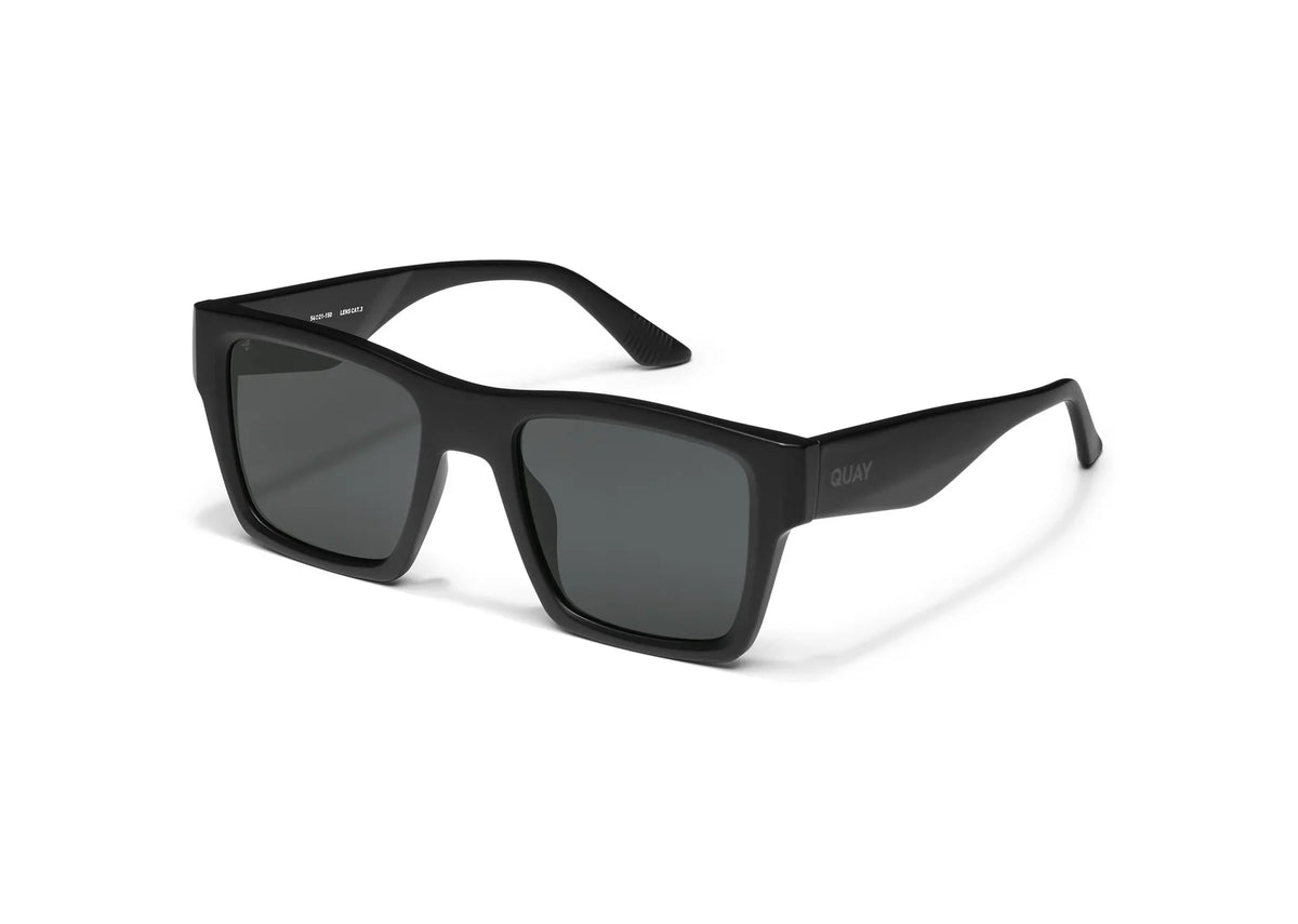 QUAY | FAST LANE | Matte Black Smoke