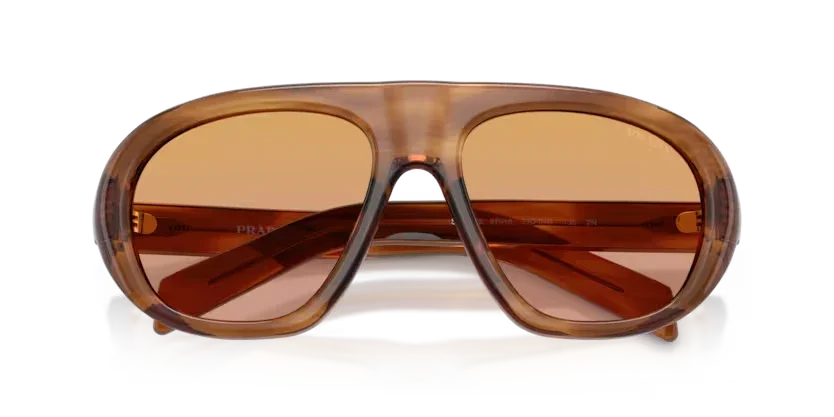 Prada | PRC05S | Striped Rosewood Orange