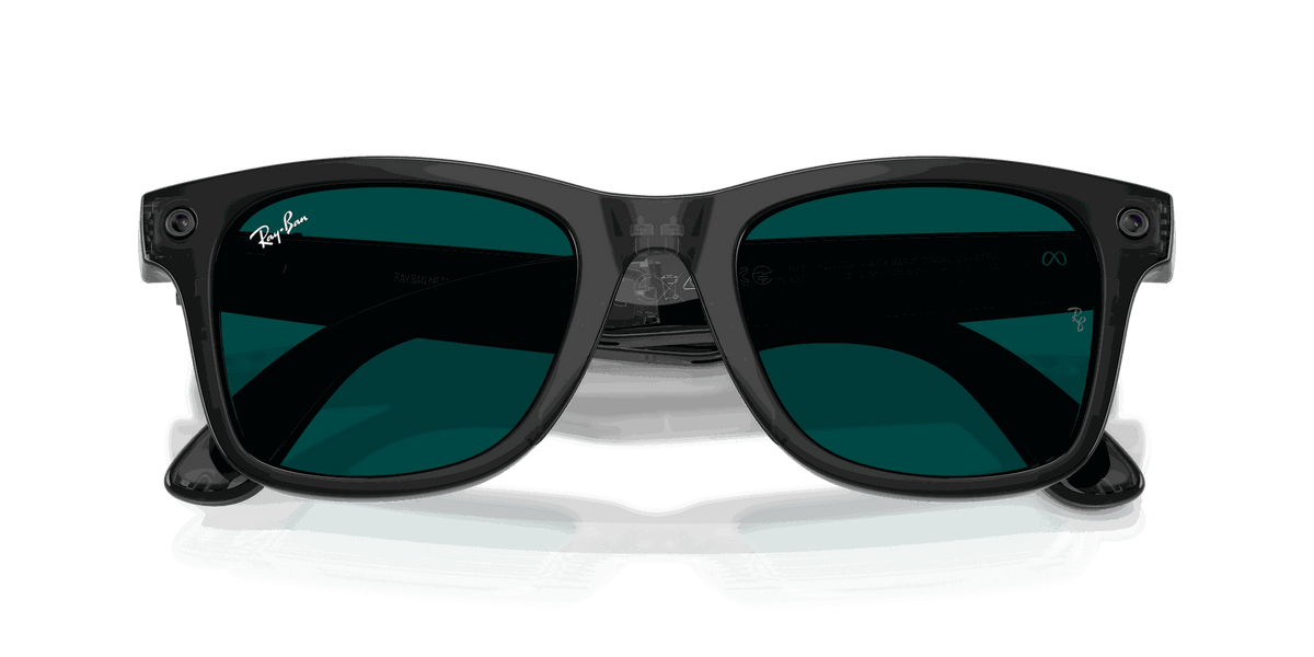 Ray-Ban Meta Gen 3 | RW4011 Wayfarer M | Transp. Black Transitions Aquamarine