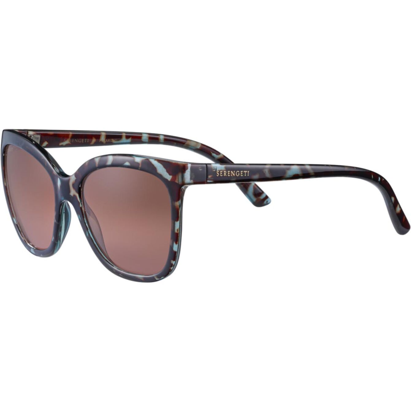 Serengeti | 8777 Agata | Blue Tortoise Brown Photochromic Polarised