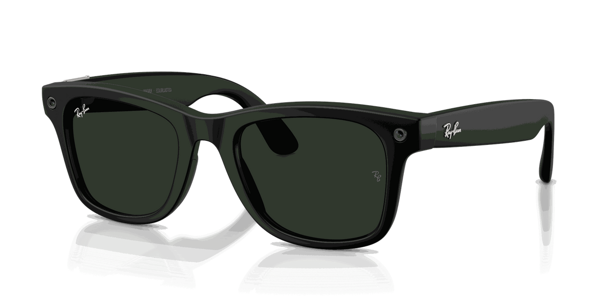 Ray-Ban Meta Gen 3 | RW4011 Wayfarer L | Matte Black Transitions Gen S Graphite Green