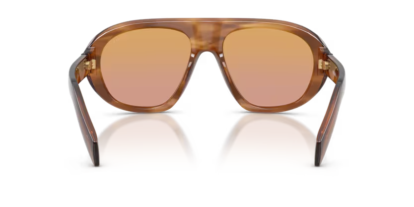 Prada | PRC05S | Striped Rosewood Orange