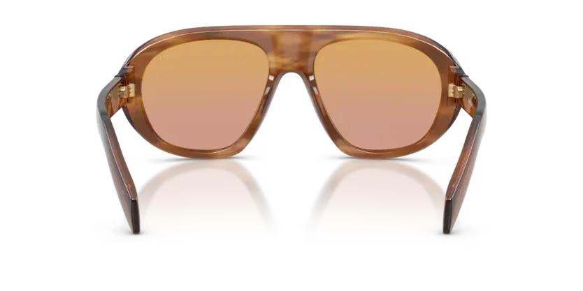 Prada | PRC05S | Striped Rosewood Orange