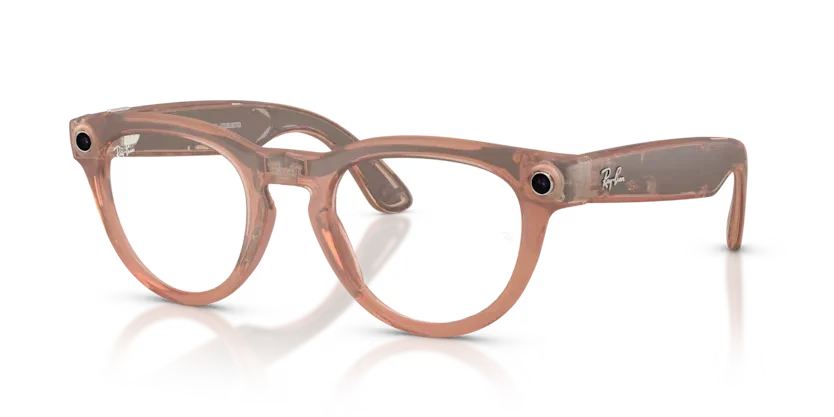 Ray-Ban Meta Gen 2 | RW4013 Headliner | Matte peach Transition Grey