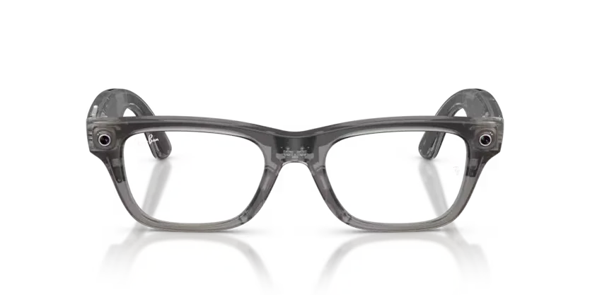Ray-Ban Meta Gen 2 | RW7001 Blayzer Optics L | Transparent Ice Grey
