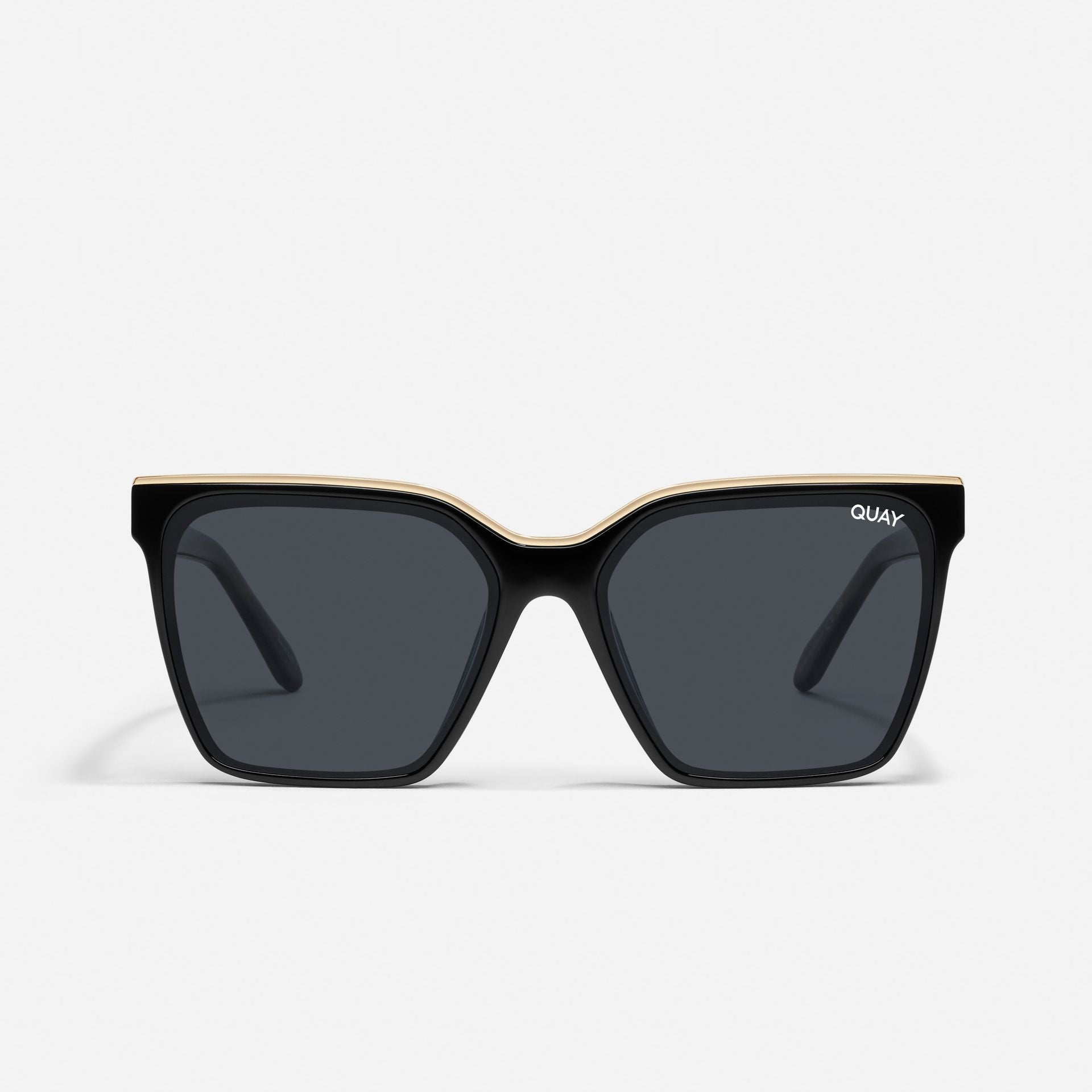 Quay | Level Up | Black Smoke Gold Polarised