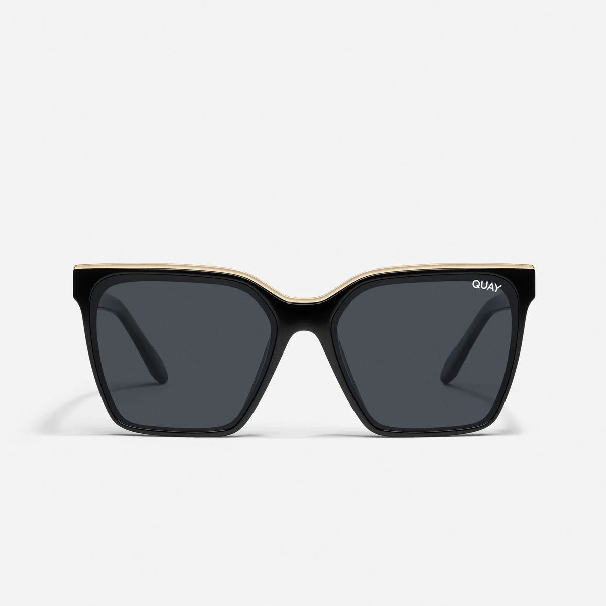 Quay | Level Up | Black Smoke Gold Polarised