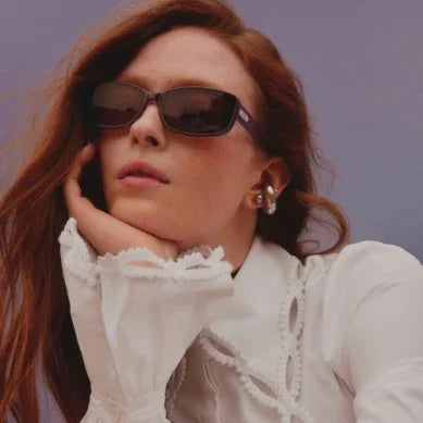 QUAY | Vibe Check | Plum Brown