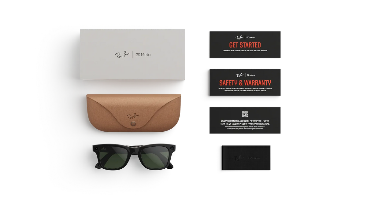 Ray-Ban Meta Gen2 | RW4012 Wayfarer L | Black Graphite Green Transitions