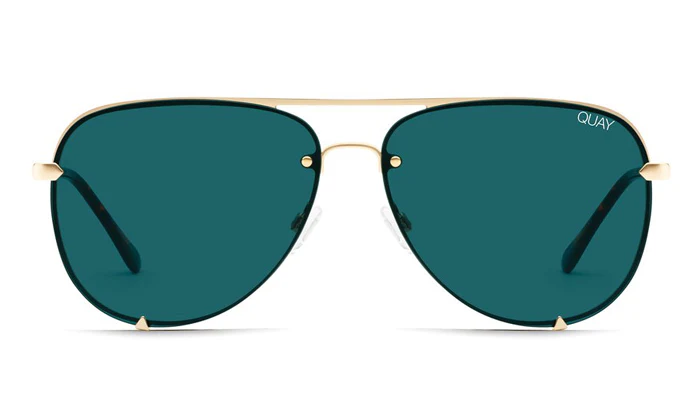 Quay | High Key Mini Rimless | Gold