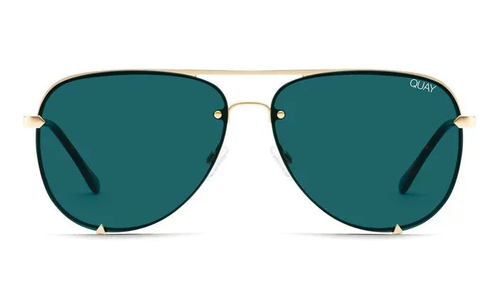 Quay | High Key Mini Rimless | Gold