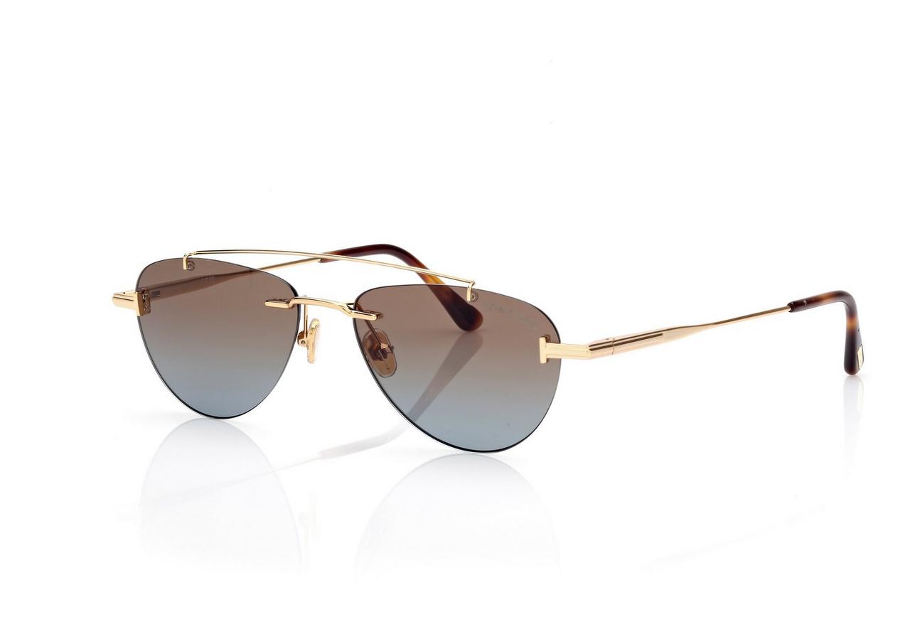 Tom Ford | 1356S Astor-02 | Shiny Deep Gold