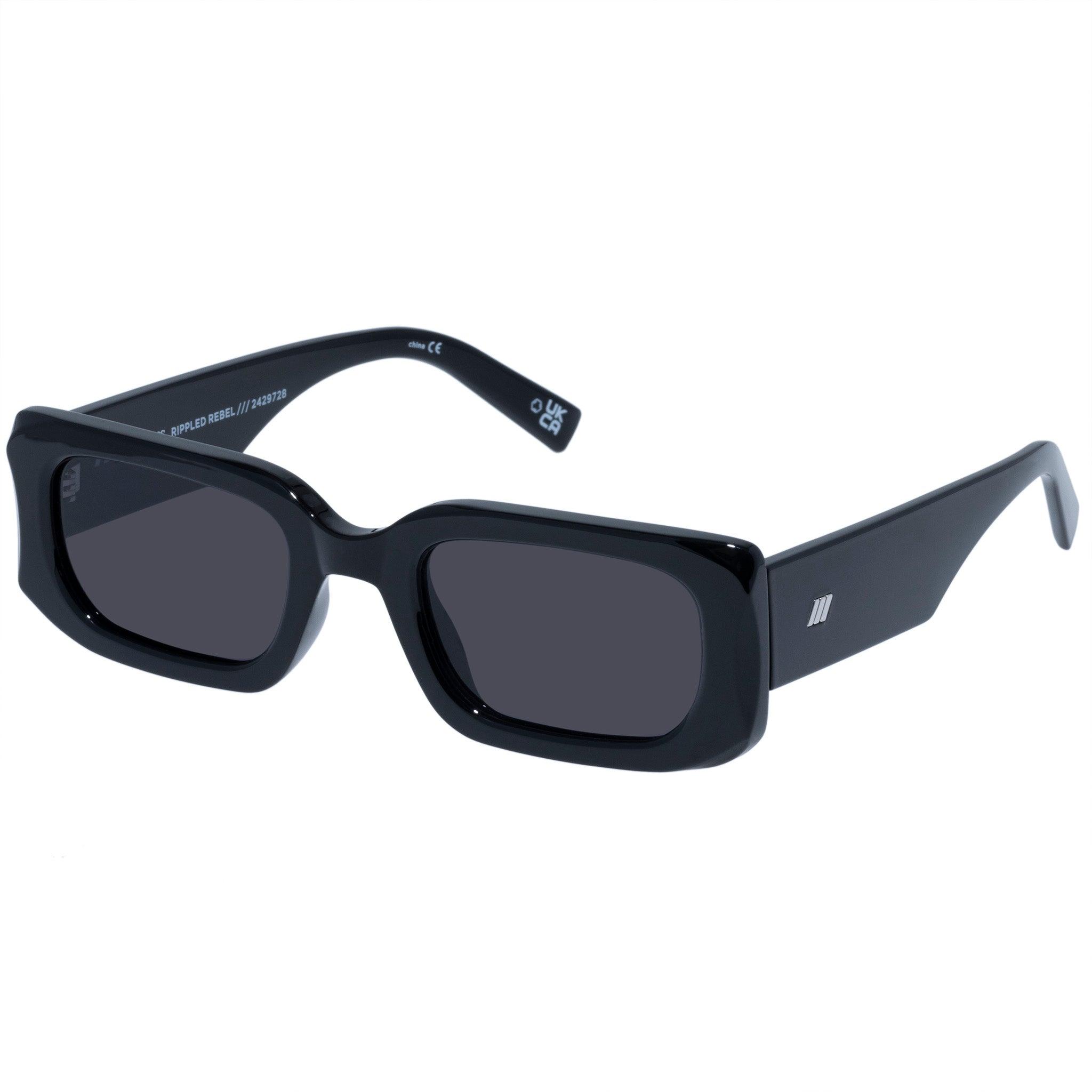 Le Specs | Rippled Rebel | Black - iKANDi Sunglasses