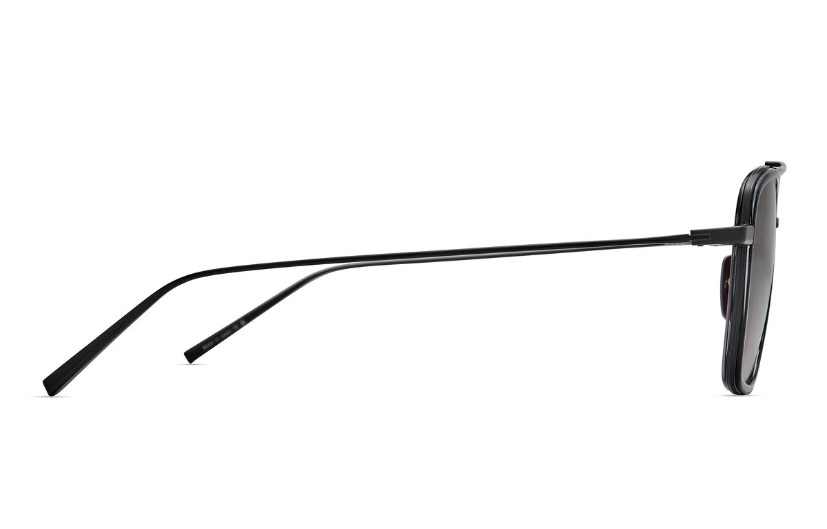 DITA | ARTOA.57X | Matte Black Ink Swirl Dark Grey Clear Gradient