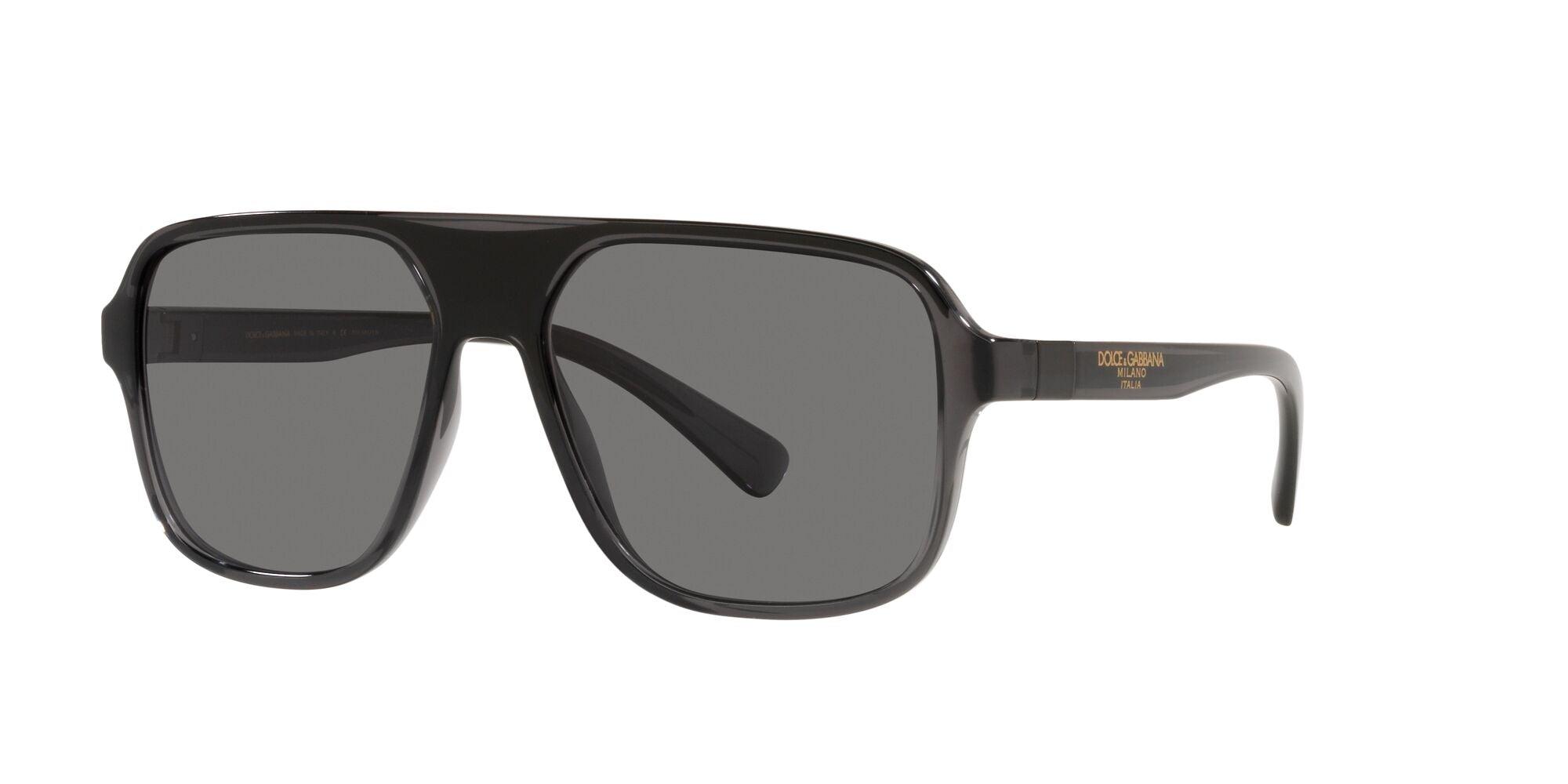 Dolce & Gabbana | 6134 | Transparent Grey/Black Polarised - iKANDi Sunglasses