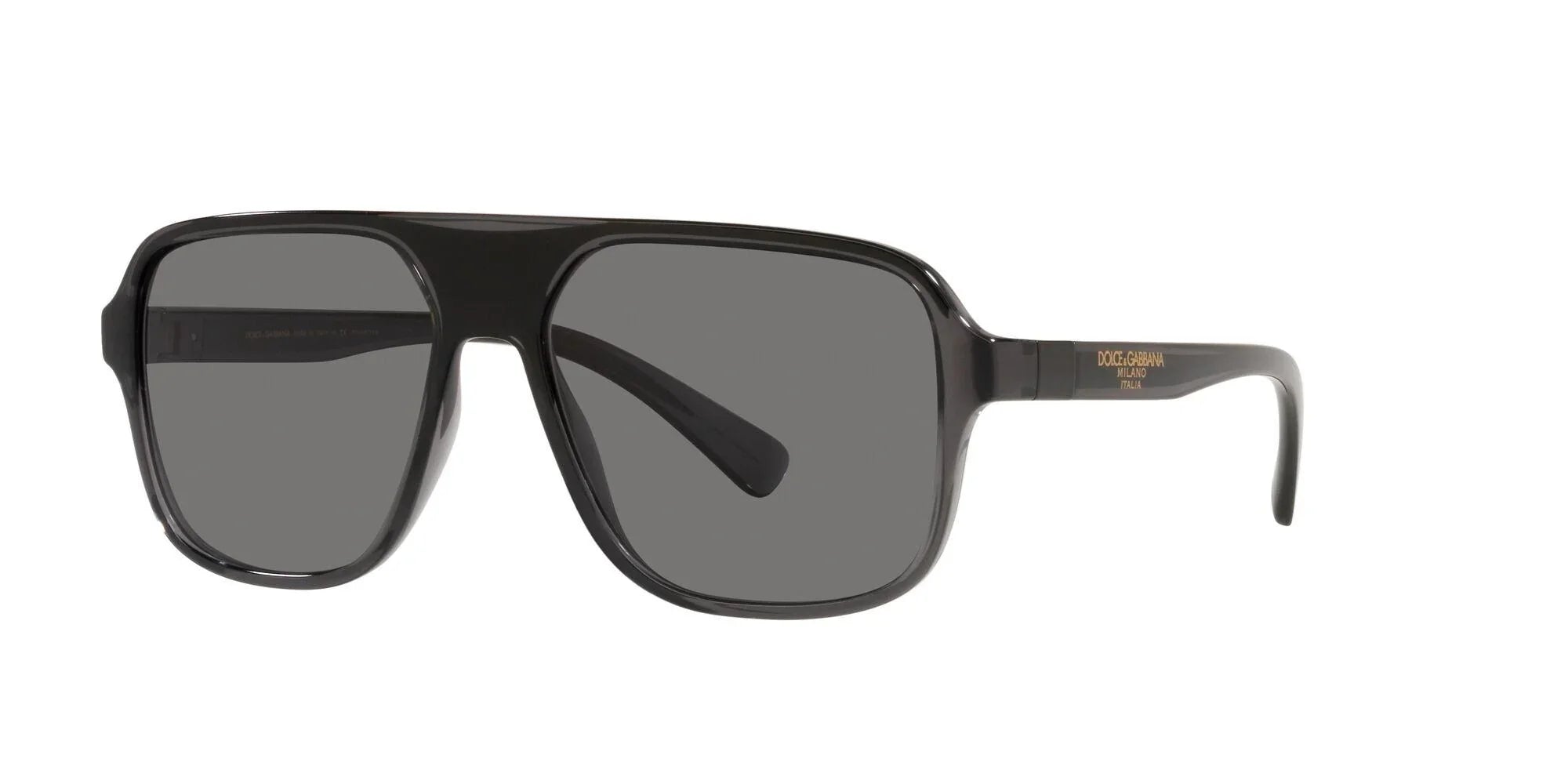 Dolce & Gabbana | 6134 | Transparent Grey/Black Polarised - iKANDi Sunglasses