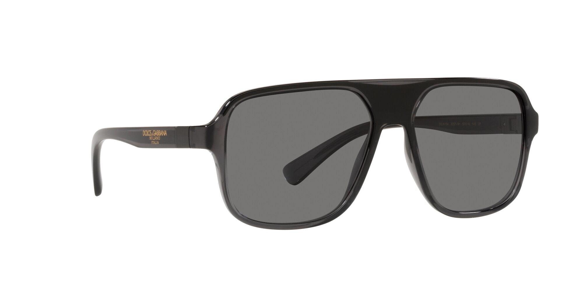 Dolce & Gabbana | 6134 | Transparent Grey/Black Polarised - iKANDi Sunglasses