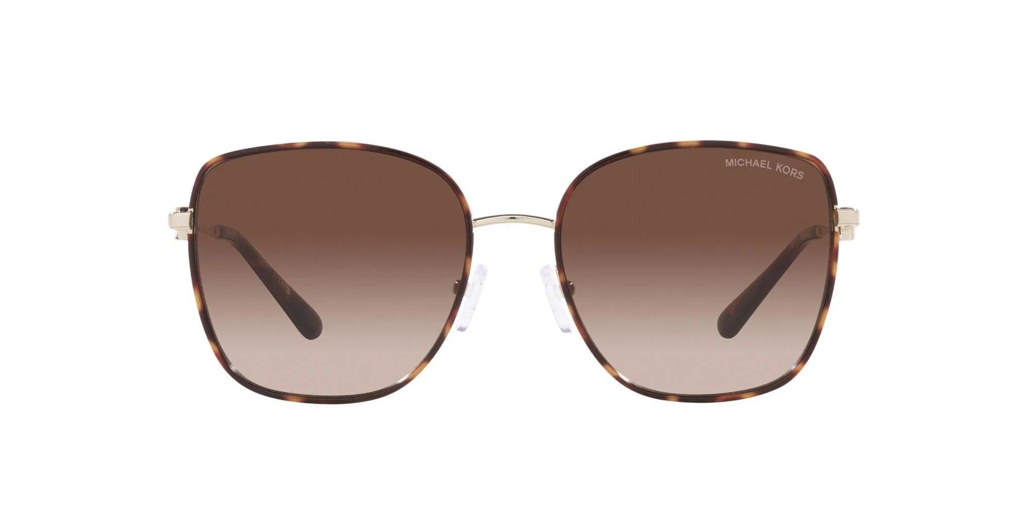 Michael Kors | 1129J Empire Square II | Light Gold/Dark Tortoise - iKANDi Sunglasses