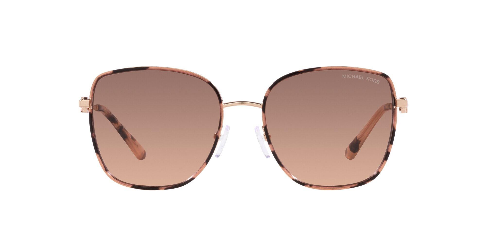 Michael Kors | 1129J Empire Square II | Rose Gold/Pink Tortoise - iKANDi Sunglasses