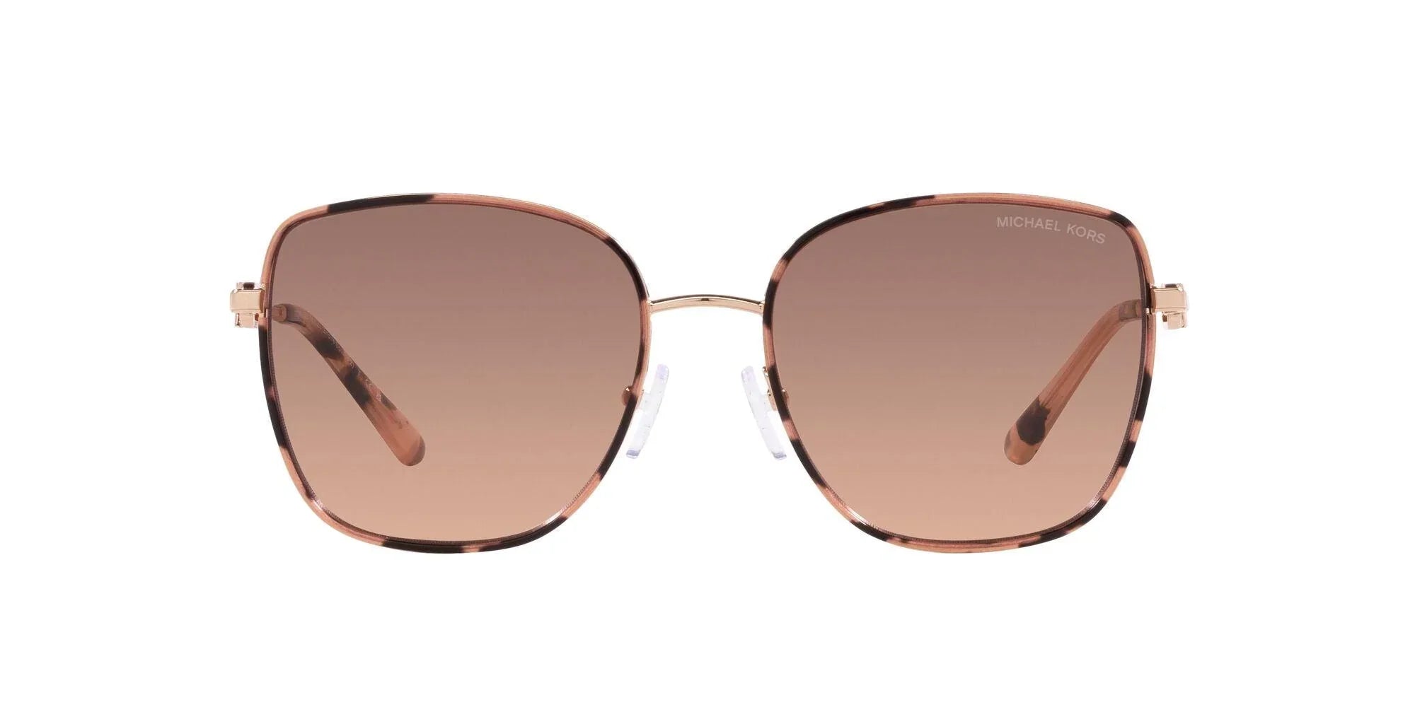 Michael Kors | 1129J Empire Square II | Rose Gold/Pink Tortoise - iKANDi Sunglasses