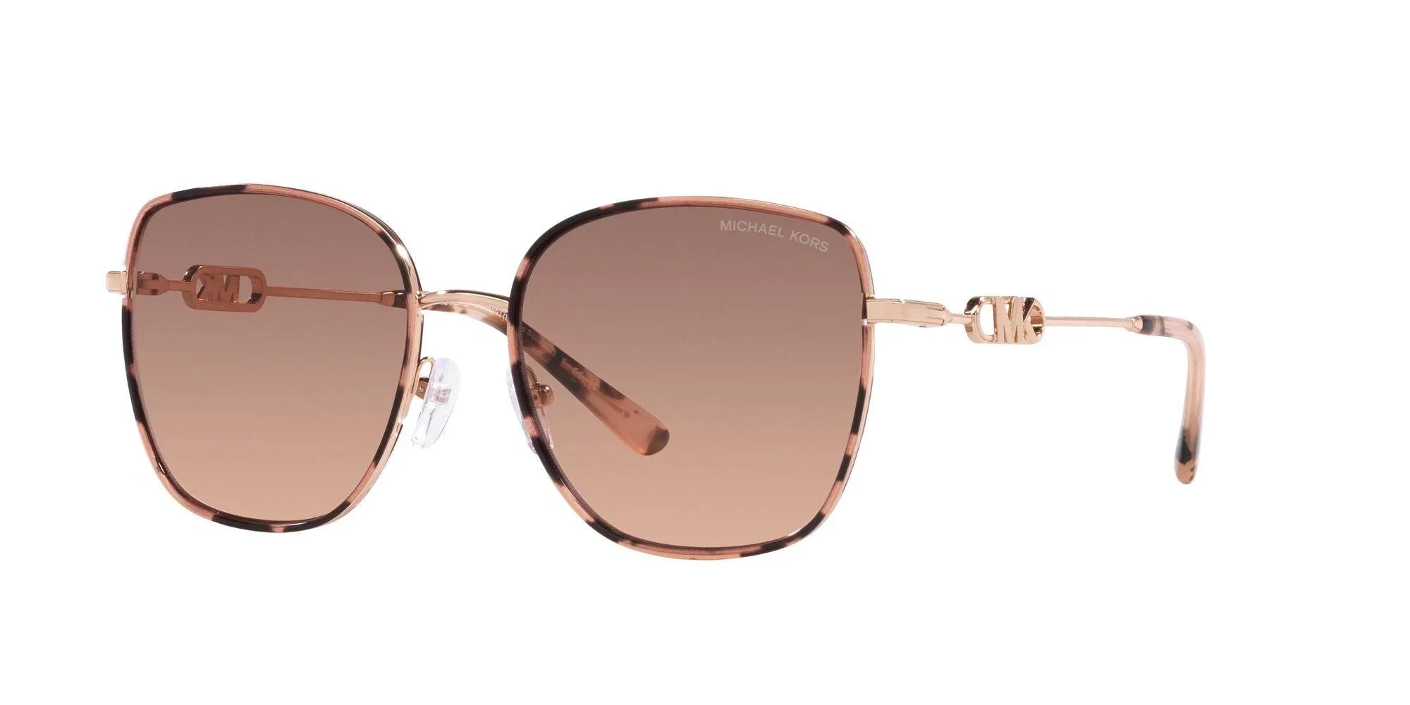 Michael Kors | 1129J Empire Square II | Rose Gold/Pink Tortoise - iKANDi Sunglasses