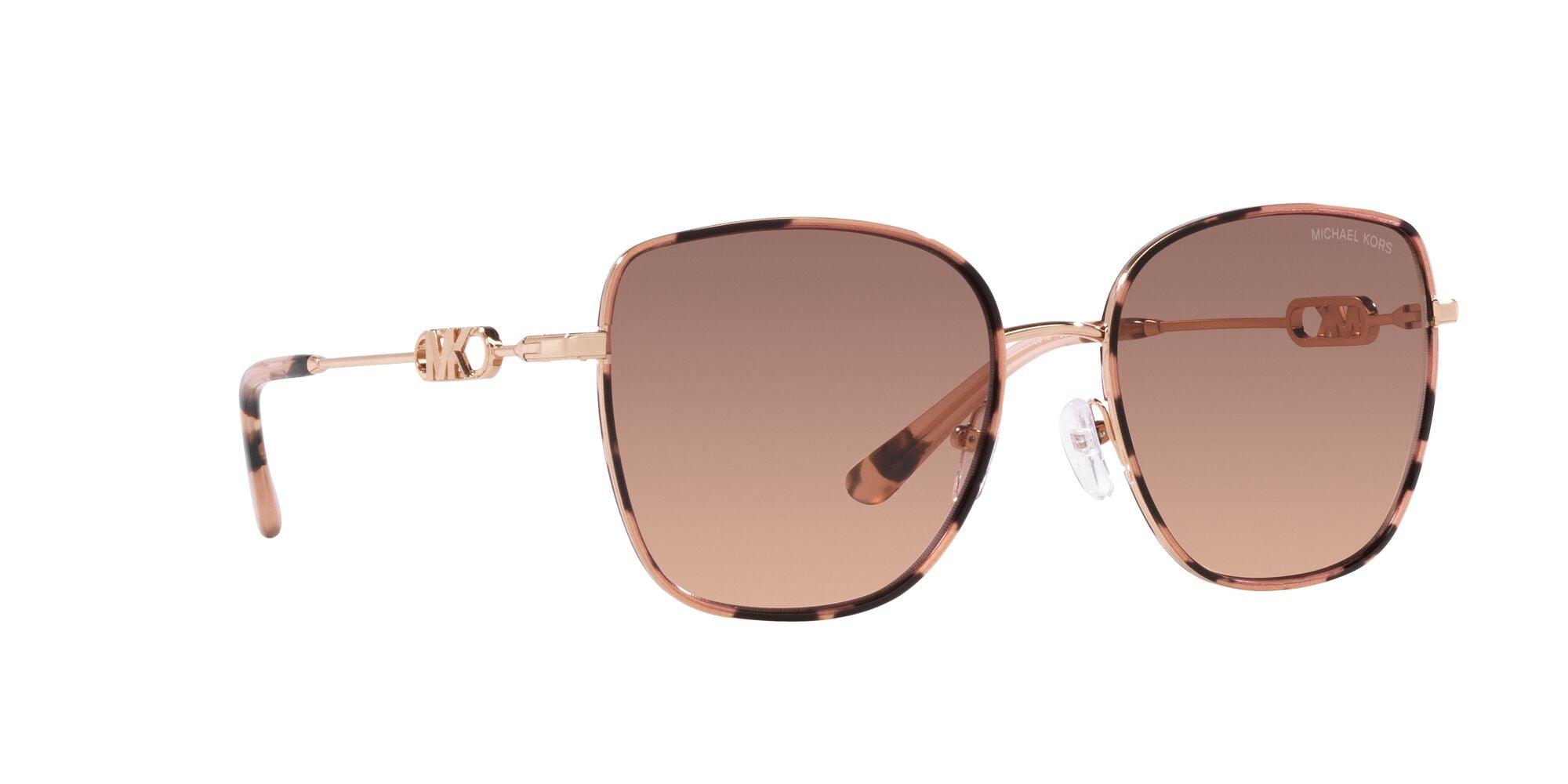 Michael Kors | 1129J Empire Square II | Rose Gold/Pink Tortoise - iKANDi Sunglasses