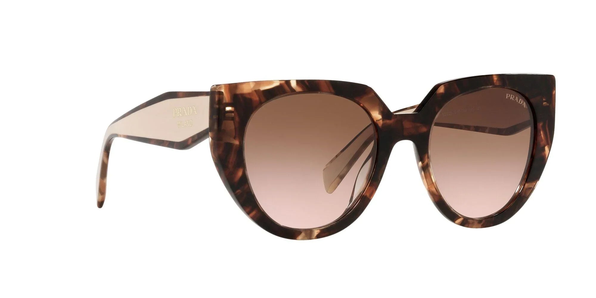 Prada | 14WS | Caramel Tortoise/Powder - iKANDi Sunglasses