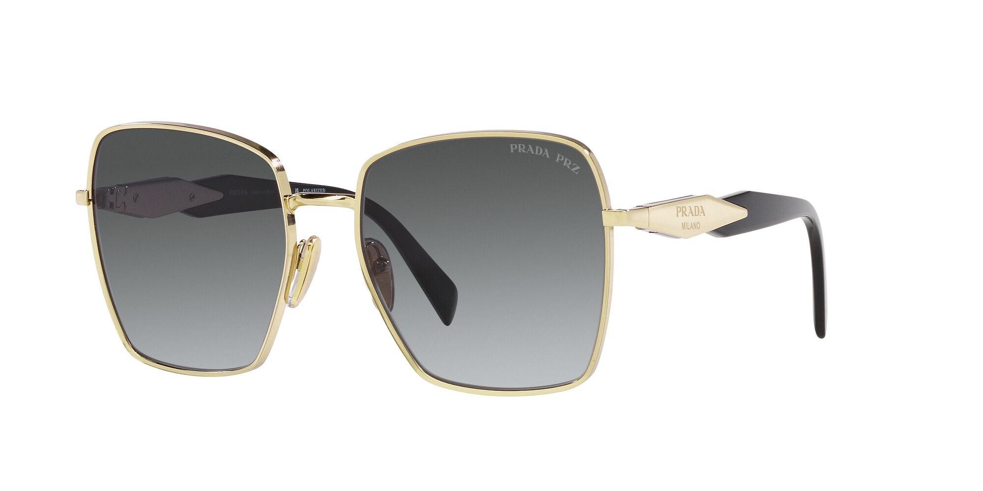 Prada | 64ZS | Pale Gold Polarised - iKANDi Sunglasses