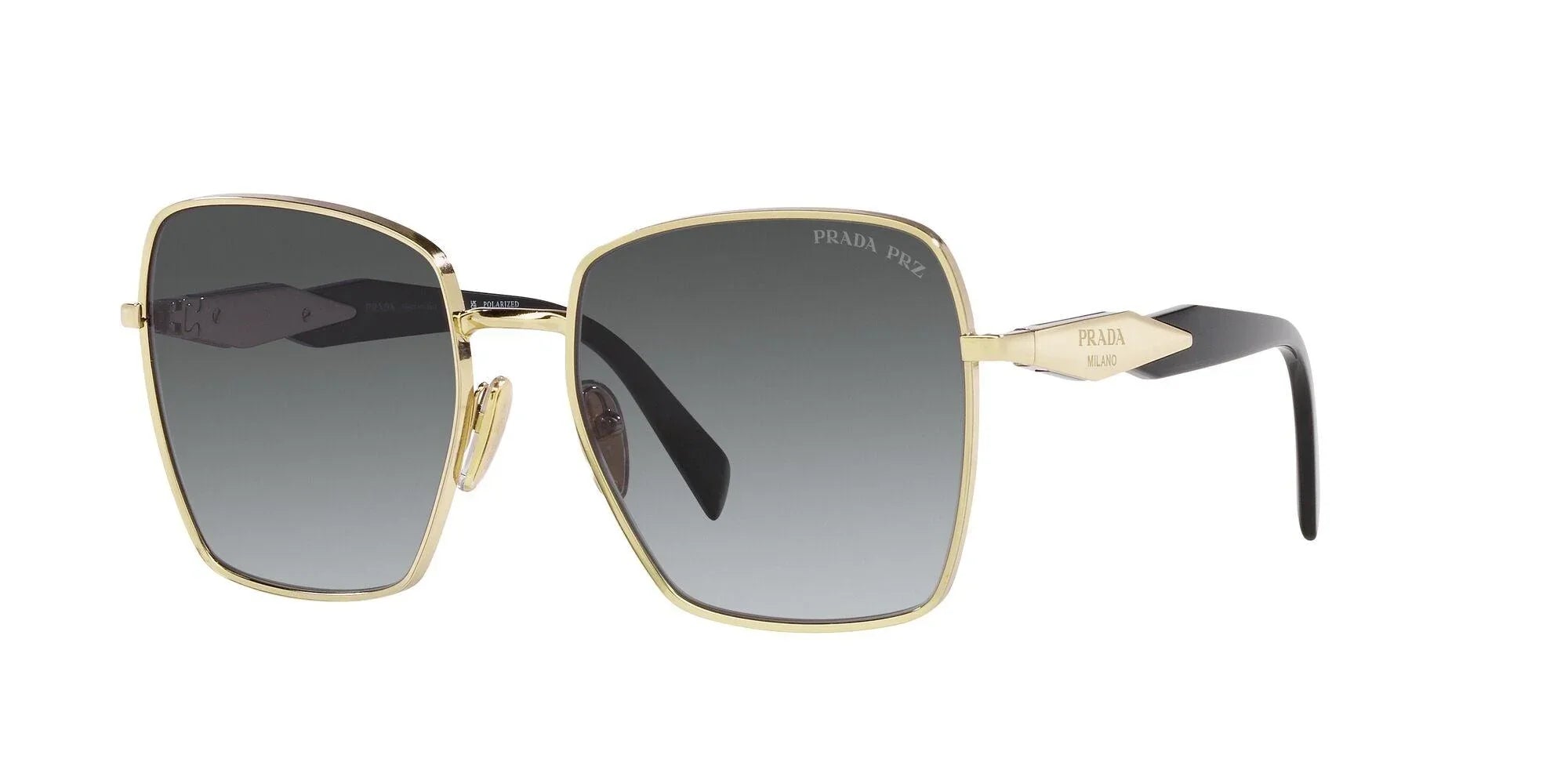 Prada | 64ZS | Pale Gold Polarised - iKANDi Sunglasses