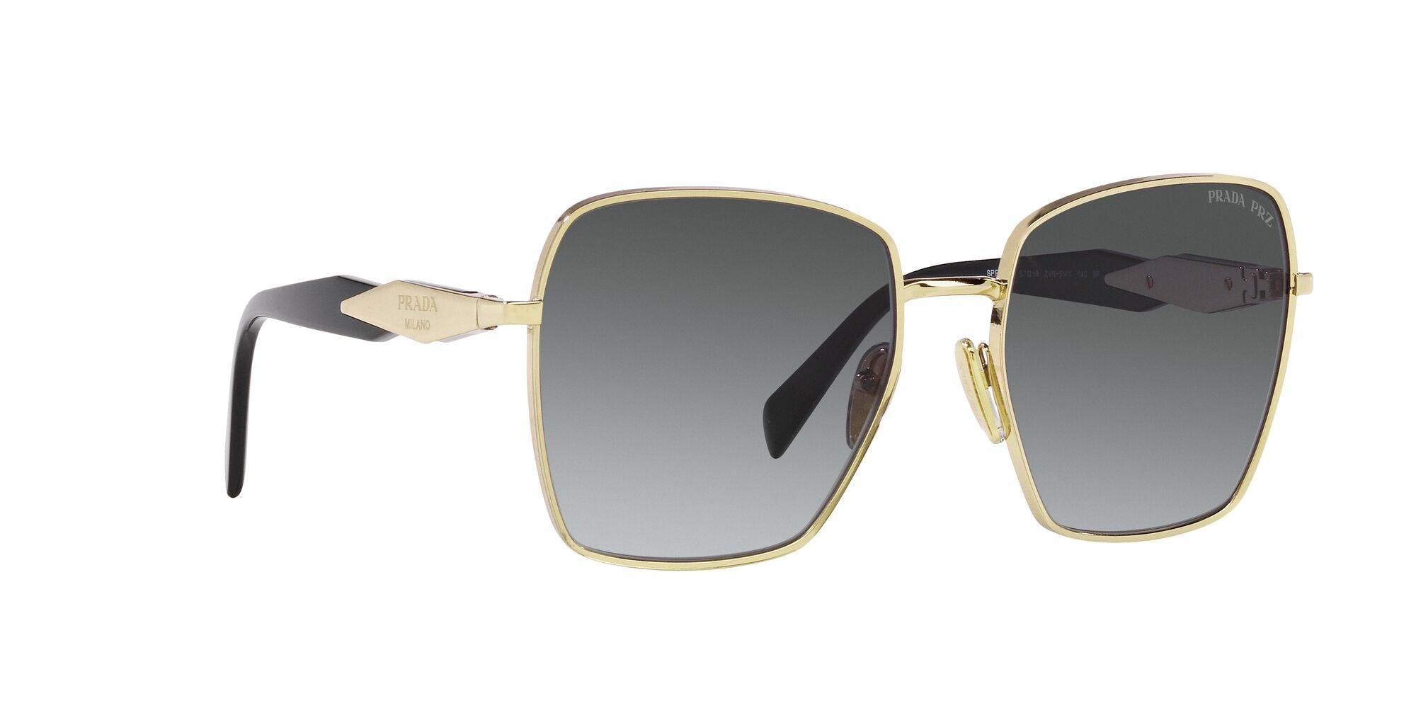 Prada | 64ZS | Pale Gold Polarised - iKANDi Sunglasses