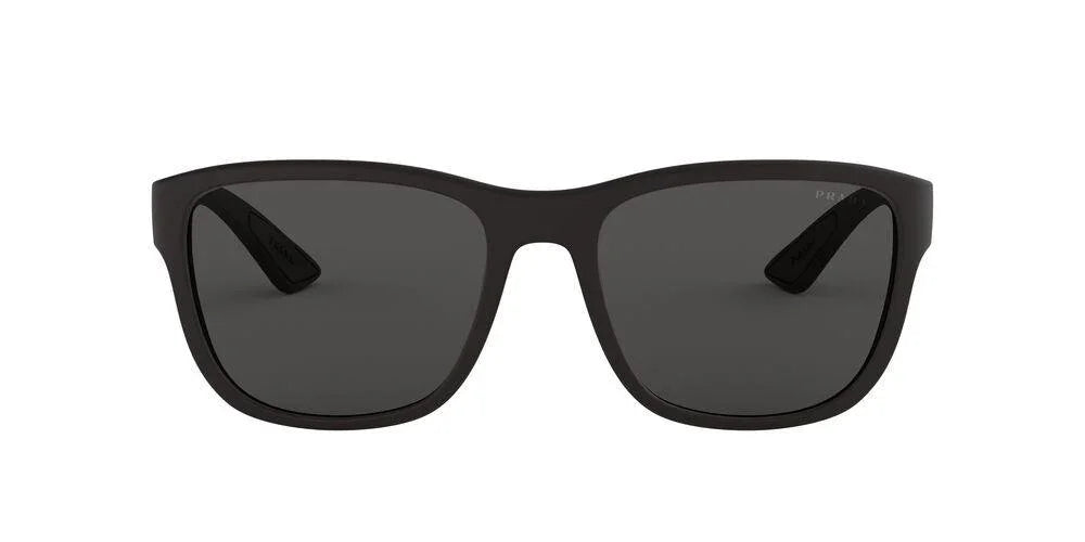Prada Linea Rossa | 01US | Black Rubber - iKANDi Sunglasses