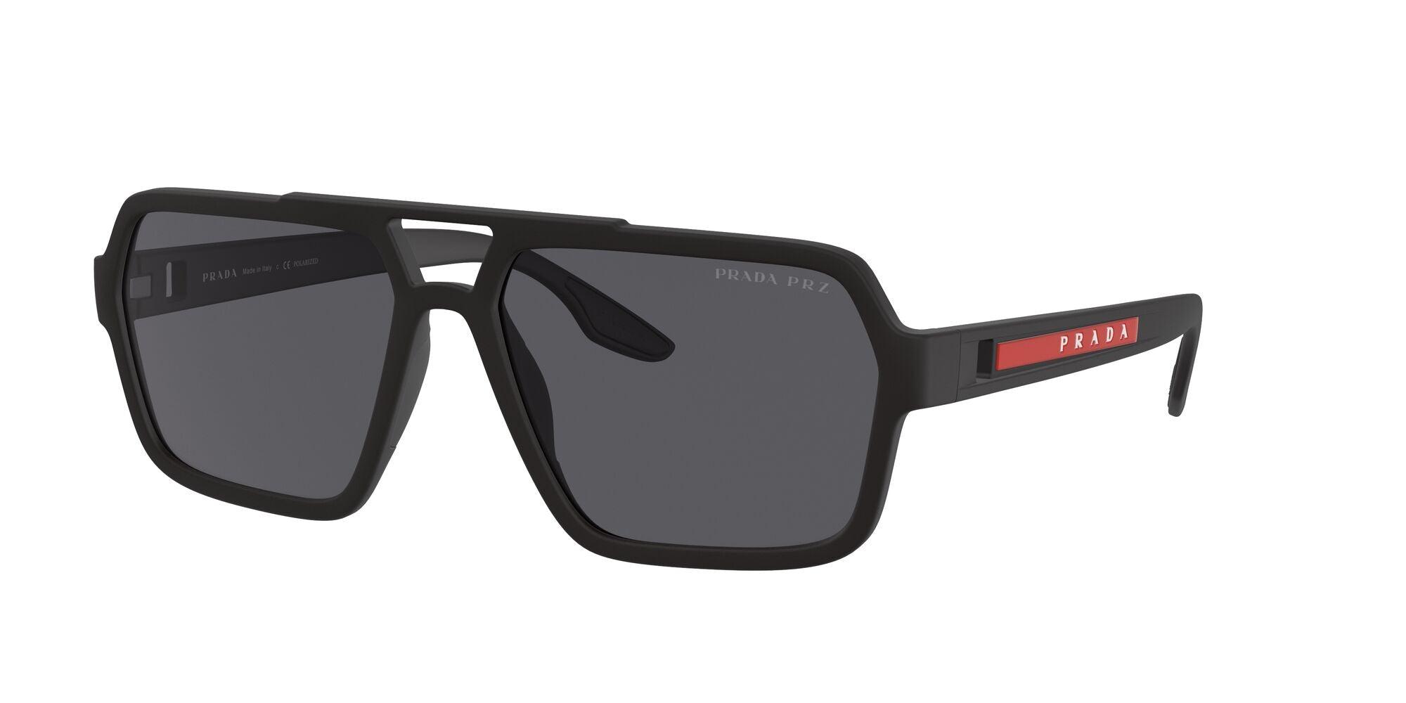 Prada Linea Rossa | 01XS | Black Rubber Polarised - iKANDi Sunglasses