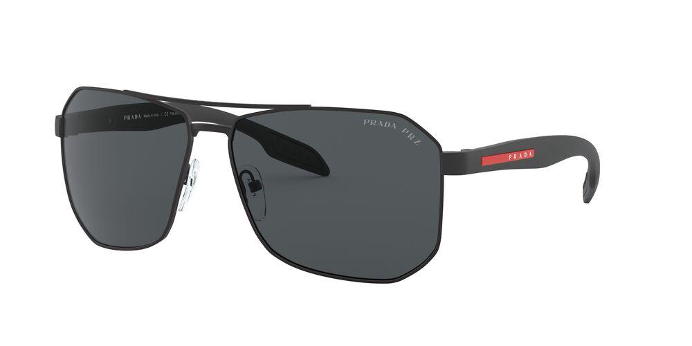 Prada Linea Rossa | 51VS | Black Rubber Polarised - iKANDi Sunglasses