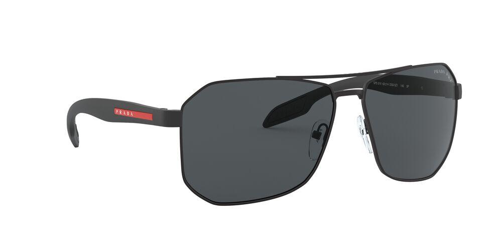 Prada Linea Rossa | 51VS | Black Rubber Polarised - iKANDi Sunglasses